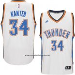 Camiseta Oklahoma City Thunder Enes Kanter #34 Blanco