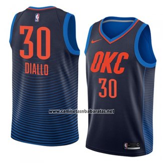 Camiseta Oklahoma City Thunder Hamidou Diallo #30 Statement 2018 Azul