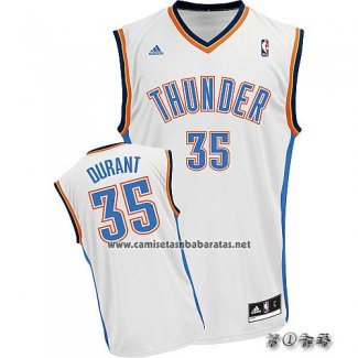 Camiseta Oklahoma City Thunder Kevin Durant #35 Blanco