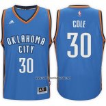 Camiseta Oklahoma City Thunder Norris Cole #30 Azul