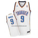 Camiseta Oklahoma City Thunder Serge Ibaka #9 Blanco
