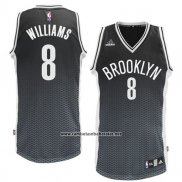Camiseta Resonate Moda Brooklyn Nets Deron Williams #8 Negro