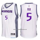 Camiseta Sacramento Kings De'Aaron Fox #5 Home 2017-18 Blanco