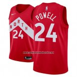 Camiseta Toronto Raptors Norman Powell #24 Earned 2018-19 Rojo