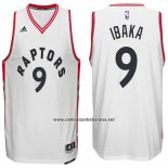 Camiseta Toronto Raptors Serge Ibaka #9 2016-17 Blanco