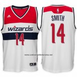 Camiseta Washington Wizards Jason Smith #14 Blanco