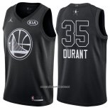 Camiseta All Star 2018 Golden State Warriors Kevin Durant #35 Negro
