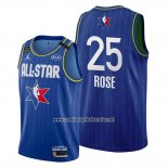 Camiseta All Star 2020 Detroit Pistons Derrick Rose #25 Azul