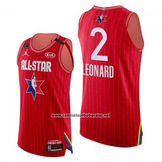 Camiseta All Star 2020 Western Conference Kawhi Leonard #2 Rojo