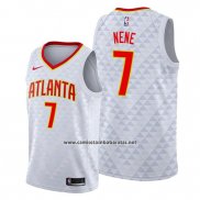 Camiseta Atlanta Hawks Nene #7 Association 2019-20 Blanco