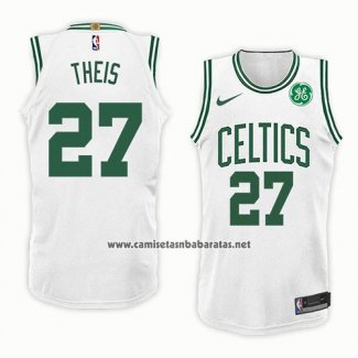 Camiseta Boston Celtics Daniel Theis #27 Association 2018 Blanco