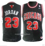 Camiseta Chicago Bulls Michael Jordan #23 Retro Negro