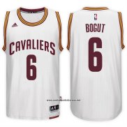 Camiseta Cleveland Cavaliers Andrew Bogut #6 2015 Blanco