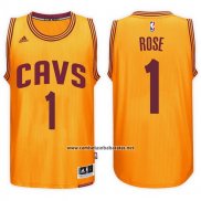 Camiseta Cleveland Cavaliers Derrick Rose #1 Amarillo