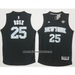 Camiseta Diamonds Editon New York Knicks Derrick Rose #25 Negro