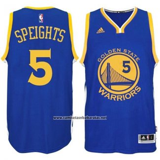 Camiseta Golden State Warriors Marreese Speights #5 Azul
