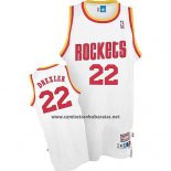 Camiseta Houston Rockets Clyde Drexler #22 Retro Blanco