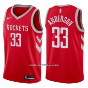 Camiseta Houston Rockets Ryan Anderson #33 Swingman 2017-18 Rojo
