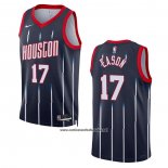 Camiseta Houston Rockets Tari Eason #17 Ciudad 2022-23 Negro