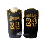 Camiseta Los Angeles Lakers Kobe Bryant #24 Retro Negro