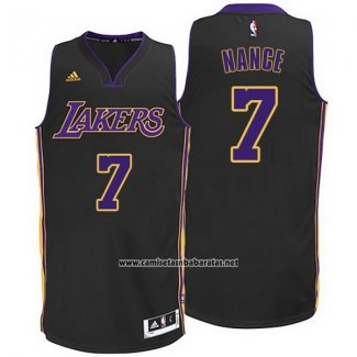 Camiseta Los Angeles Lakers Larry Nance Jr. #7 Negro