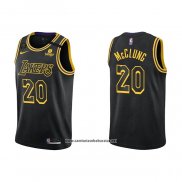 Camiseta Los Angeles Lakers Mac McClung #20 Mamba 2021-22 Negro