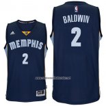 Camiseta Memphis Grizzlies Wade Baldwin #2 Azul