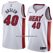 Camiseta Miami Heat Udonis Haslem #40 Association 2018 Blanco