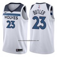 Camiseta Minnesota Timberwolves Jimmy Butler #23 2017-18 Blanco