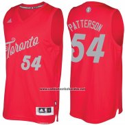 Camiseta Navidad 2016 Toronto Raptors Patrick Patterson #54 Rojo
