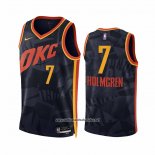 Camiseta Oklahoma City Thunder Chet Holmgren #7 Ciudad 2023-24 Negro