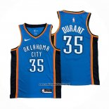 Camiseta Oklahoma City Thunder Kevin Durant #35 Icon Azul