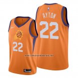 Camiseta Phoenix Suns Deandre Ayton #22 Statement Naranja