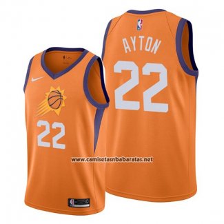 Camiseta Phoenix Suns Deandre Ayton #22 Statement Naranja