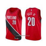 Camiseta Portland Trail Blazers Harry Giles III #20 Statement Rojo