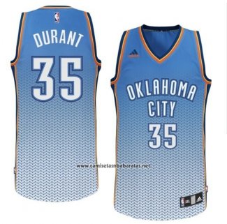 Camiseta Resonate Moda Oklahoma City Thunder Kevin Durant #35 Azul