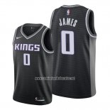 Camiseta Sacramento Kings Justin James #0 Statement 2019-20 Negro