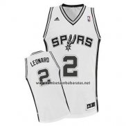 Camiseta San Antonio Spurs Kawhi Leonard #2 Blanco