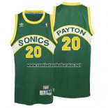 Camiseta Seattle SuperSonics Gary Payton #20 Historic Retro 1995-1996 Verde