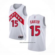 Camiseta Toronto Raptors Vince Carter #15 Association 2022-23 Blanco