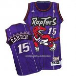 Camiseta Toronto Raptors Vince Carter #15 Retro Violeta