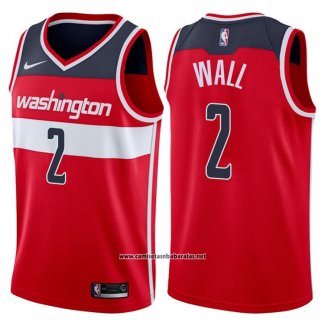 Camiseta Washington Wizards John Wall #2 2017-18 Rojo
