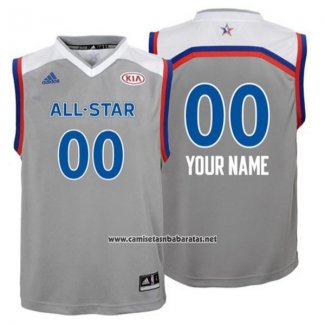 Camiseta All Star 2017 Adidas Personalizada Gris
