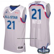 Camiseta All Star 2017 Chicago Bulls Jimmy Butler #21 Gris