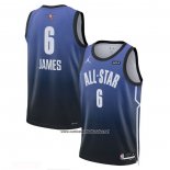 Camiseta All Star 2023 Los Angeles Lakers LeBron James #6 Azul