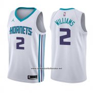 Camiseta Charlotte Hornets Marvin Williams #2 Association 2017-18 Blanco