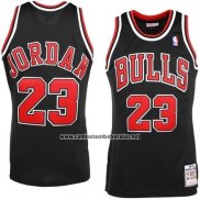 Camiseta Chicago Bulls Michael Jordan #23 Retro 1997-98 Negro