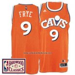 Camiseta Cleveland Cavaliers Channing Frye #9 Retro Naranja