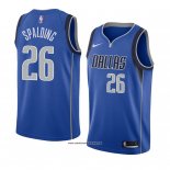 Camiseta Dallas Mavericks Ray Spalding #26 Icon 2018 Azul