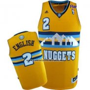 Camiseta Denver Nuggets Alex English #2 Amarillo